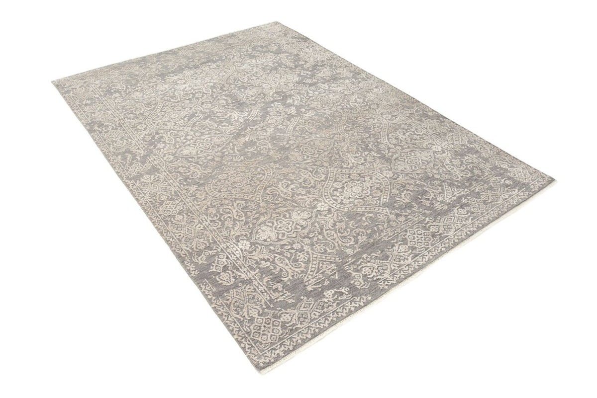 Designer Teppich - 179 x 125 cm - grau