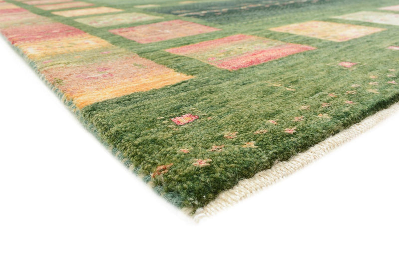 Gabbeh Teppich - Loribaft Indus - 183 x 127 cm - grün