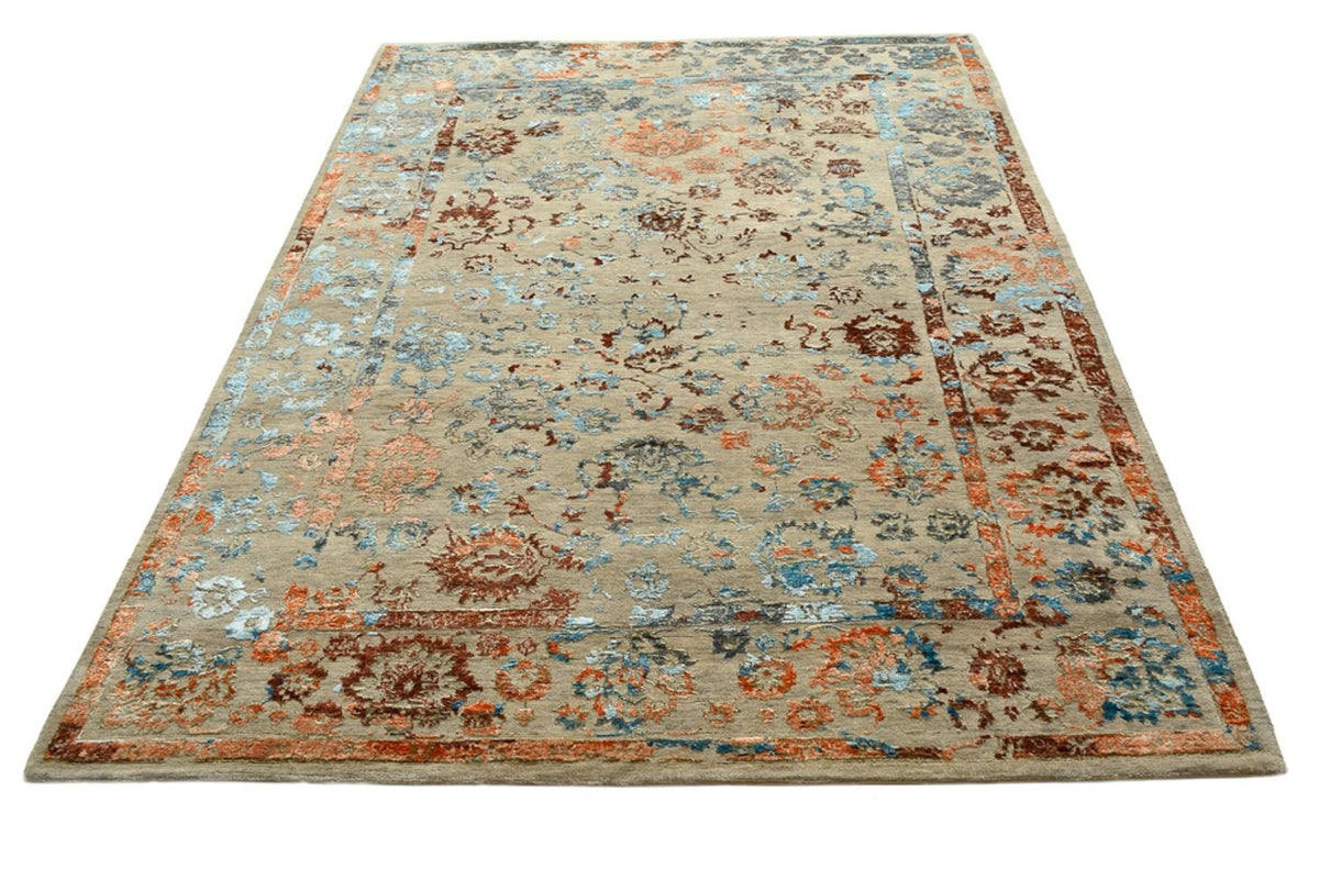 Designer Teppich - 237 x 173 cm - mehrfarbig