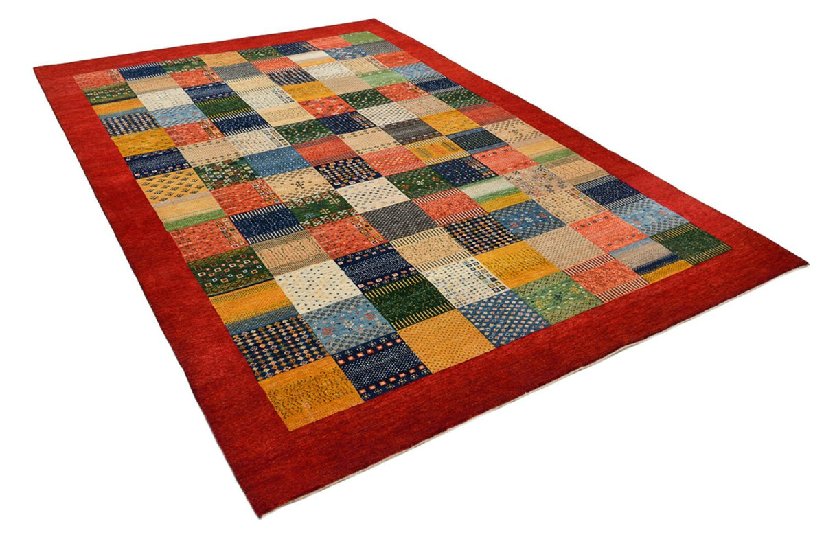 Gabbeh Teppich - Loribaft Indus - 305 x 203 cm - mehrfarbig