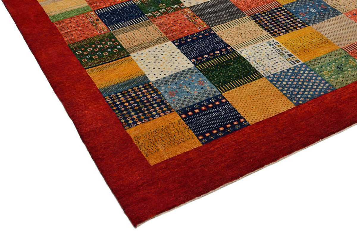 Gabbeh Teppich - Loribaft Indus - 305 x 203 cm - mehrfarbig