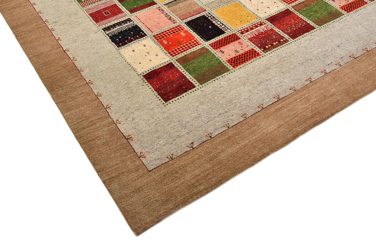 Gabbeh Teppich - Loribaft Indus - 340 x 243 cm - mehrfarbig