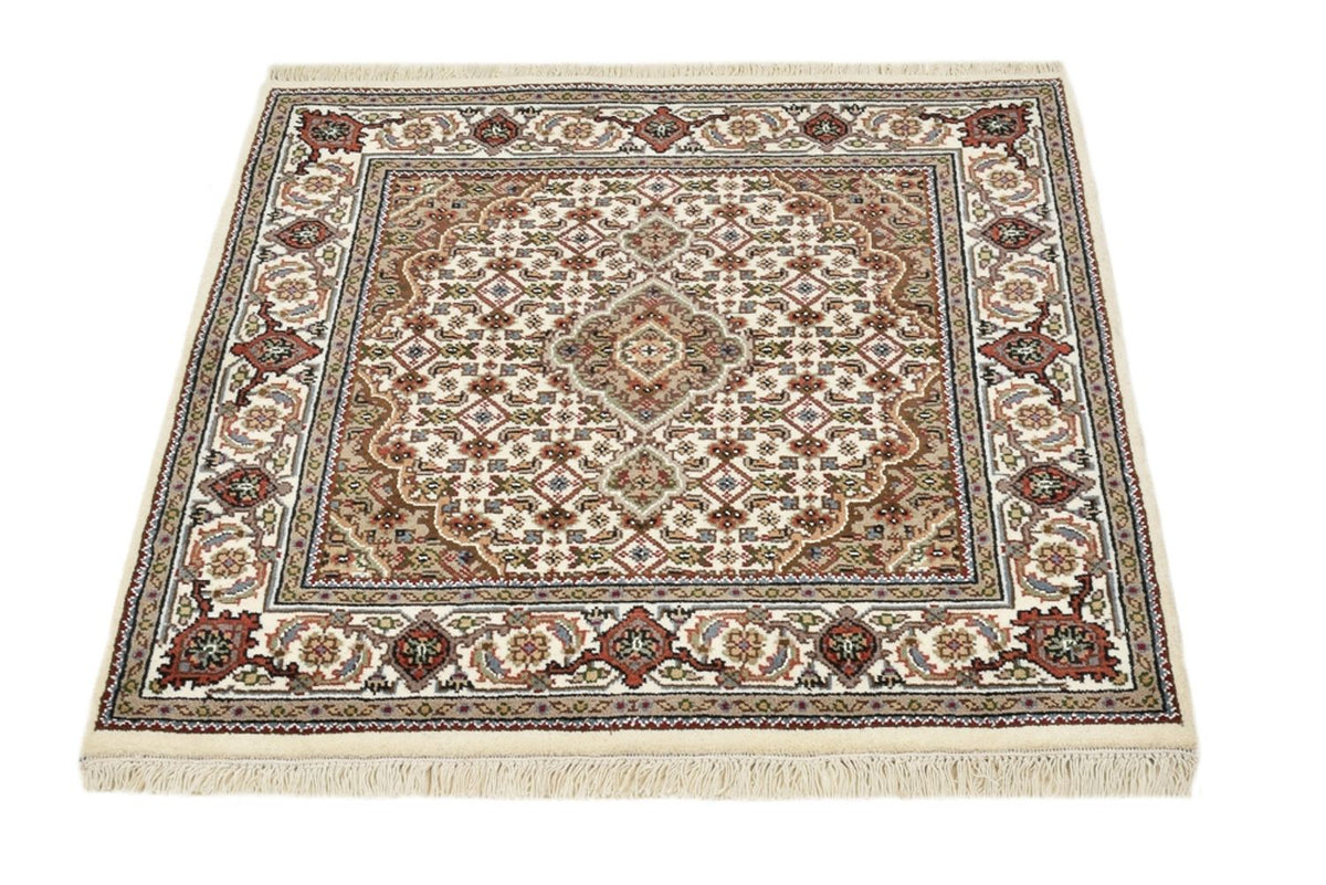 Orientteppich - Täbriz - 92 x 89 cm - creme