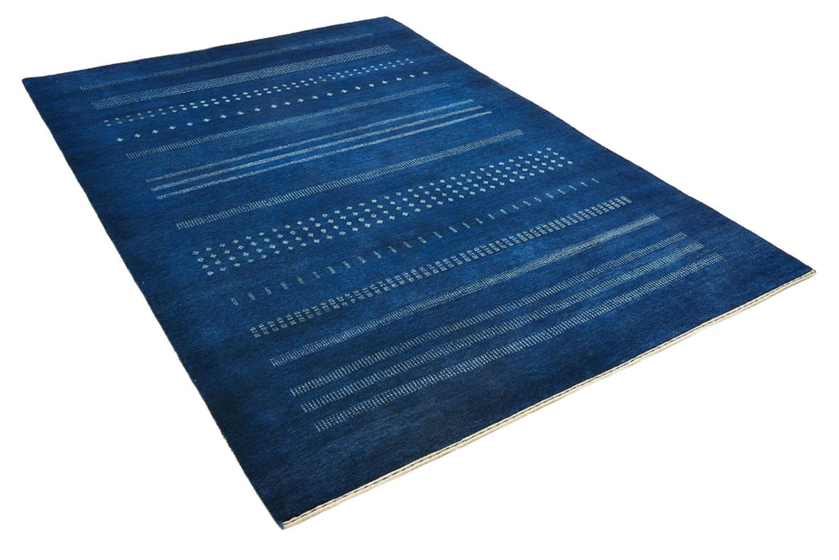 Gabbeh Teppich - Loribaft Indus - 237 x 172 cm - dunkelblau