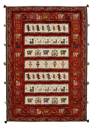 Orientteppich 126x184cm - hellbeige