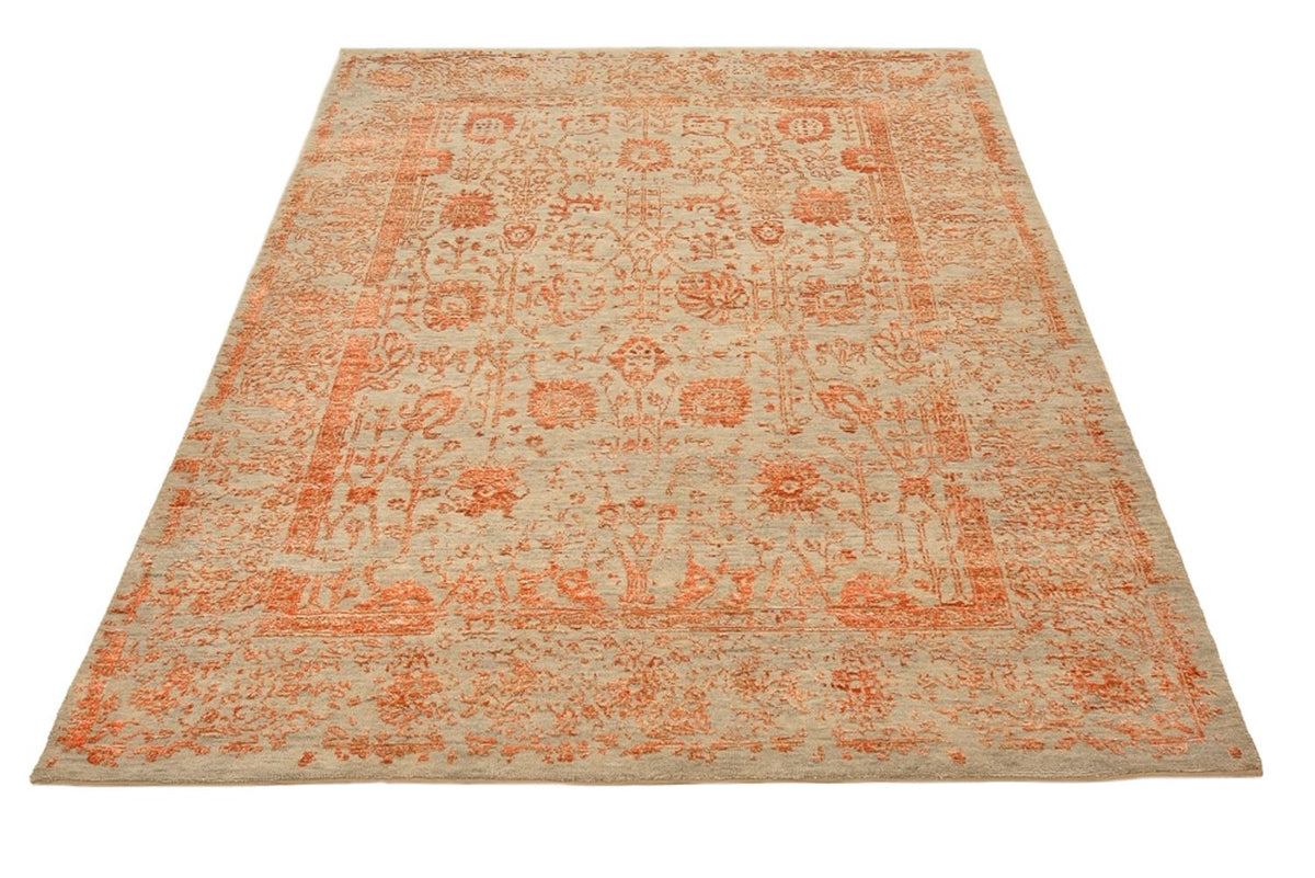Designer Teppich - 196 x 150 cm - rost