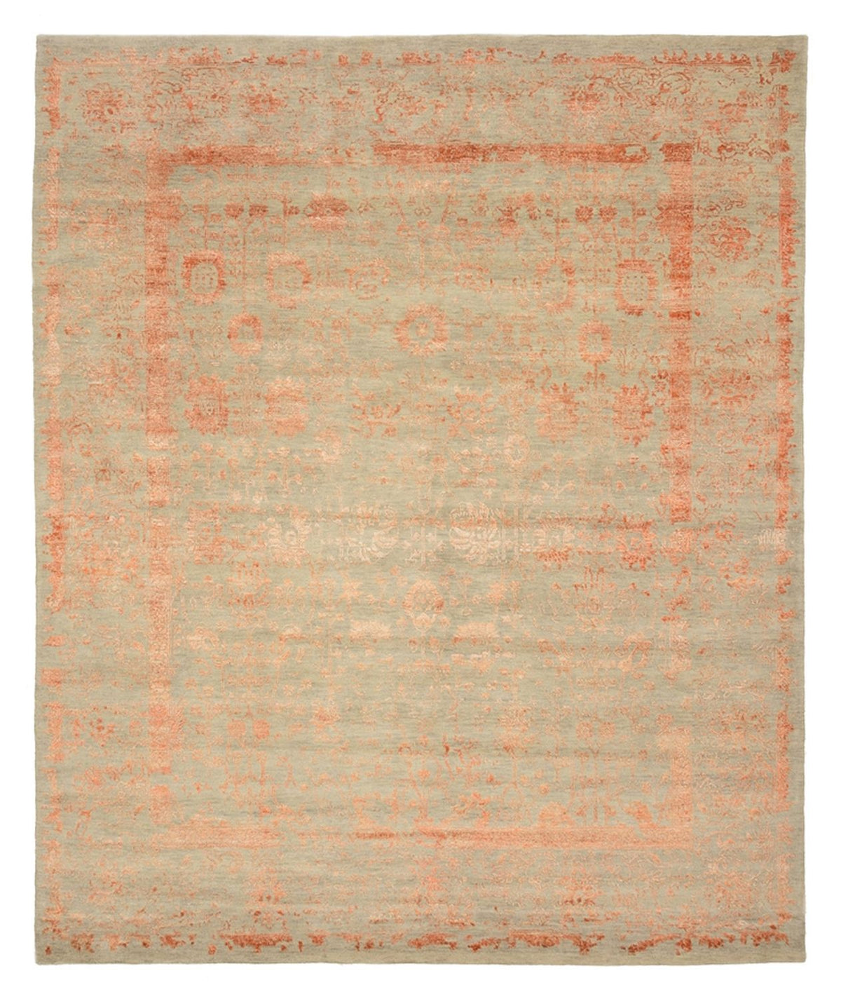 Designer Teppich - 299 x 249 cm - rost