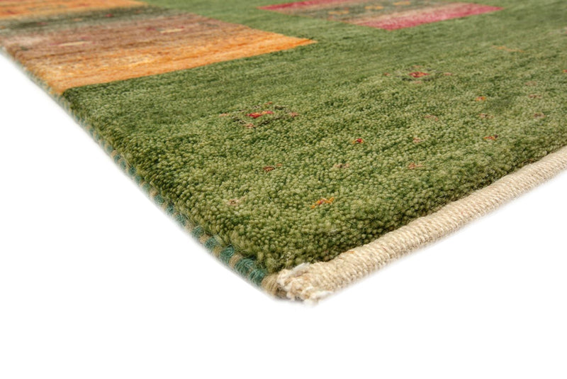 Gabbeh Teppich - Loribaft Indus - 340 x 249 cm - grün