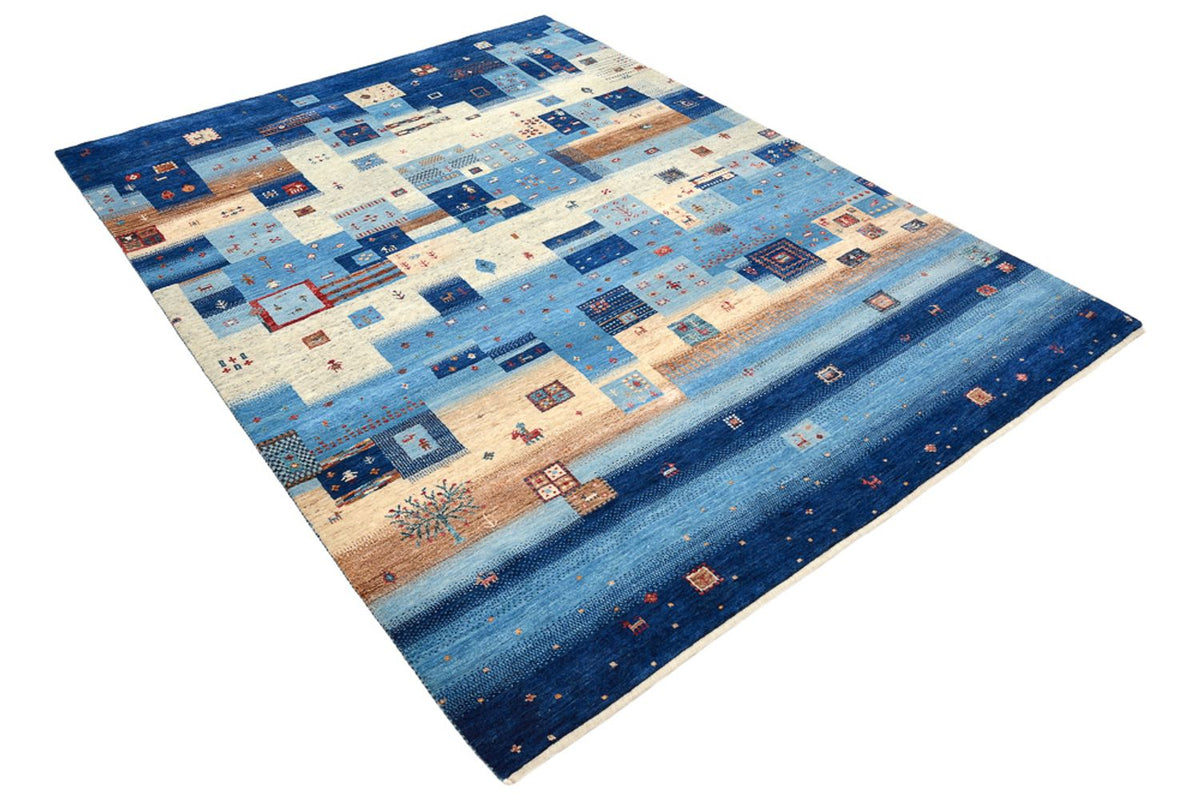 Gabbeh Teppich - Loribaft Indus - 239 x 177 cm - mehrfarbig