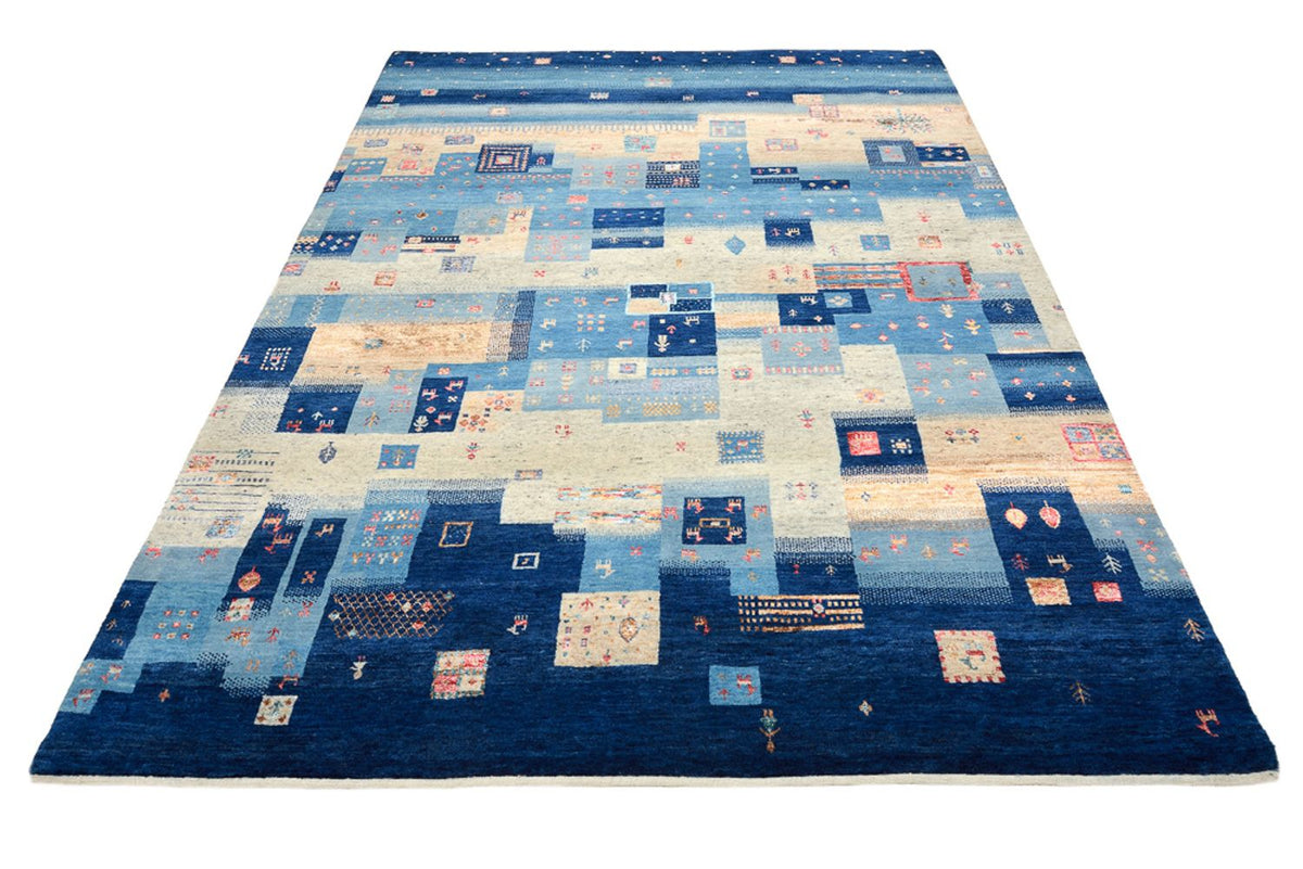 Gabbeh Teppich - Loribaft Indus - 239 x 177 cm - mehrfarbig