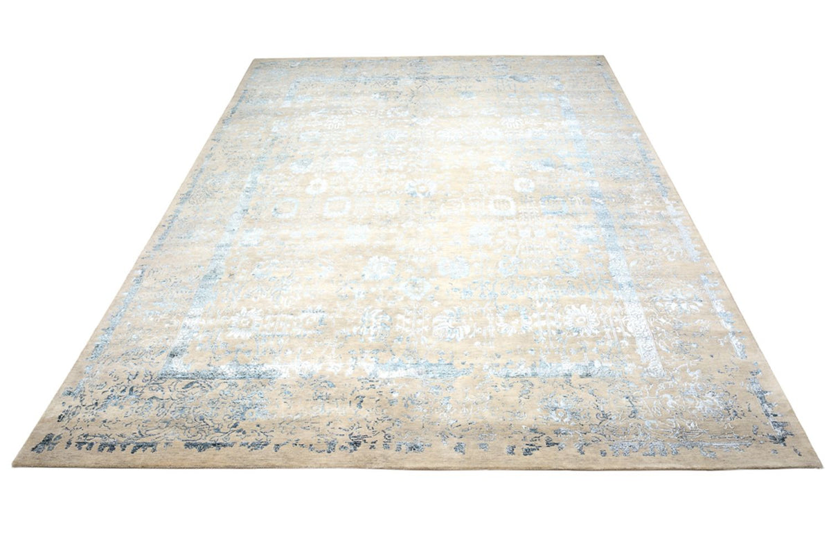 Designer Teppich - 372 x 268 cm - hellbeige