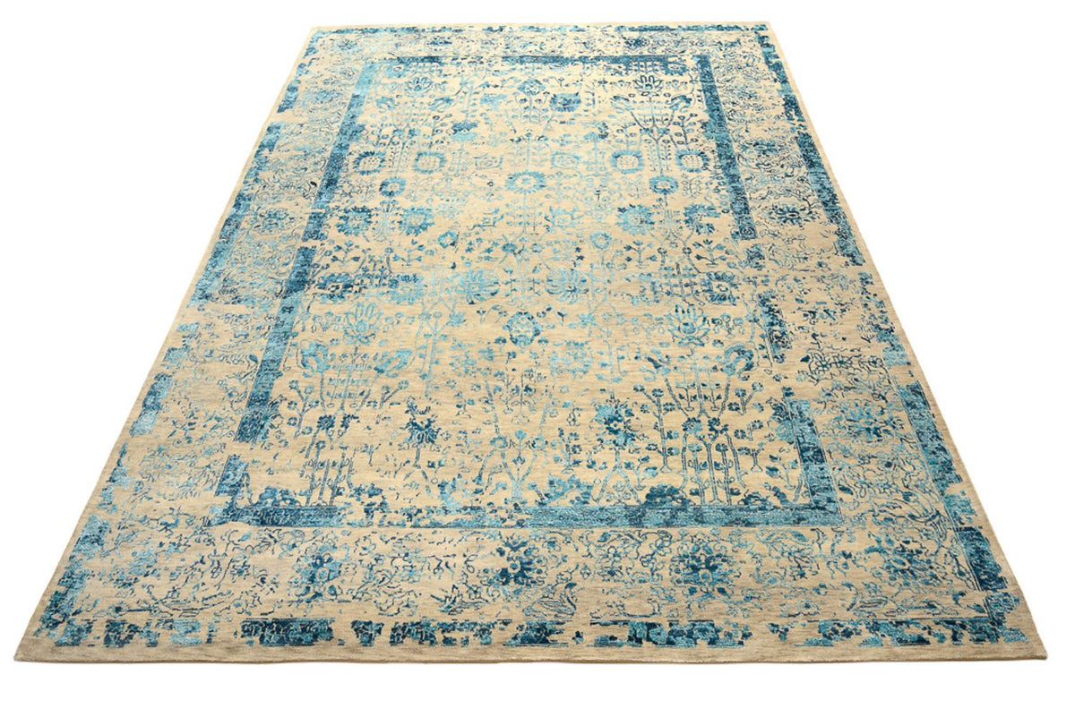 Designer Teppich - 341 x 249 cm - hellbeige