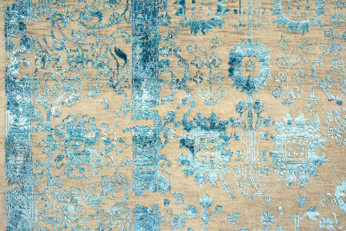 Designer Teppich - 341 x 249 cm - hellbeige