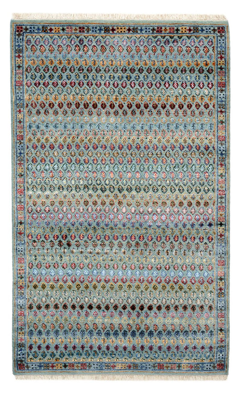 Designer Teppich - 153 x 95 cm - hellblau