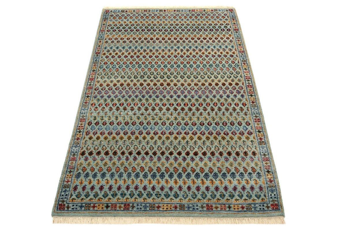 Designer Teppich - 153 x 95 cm - hellblau