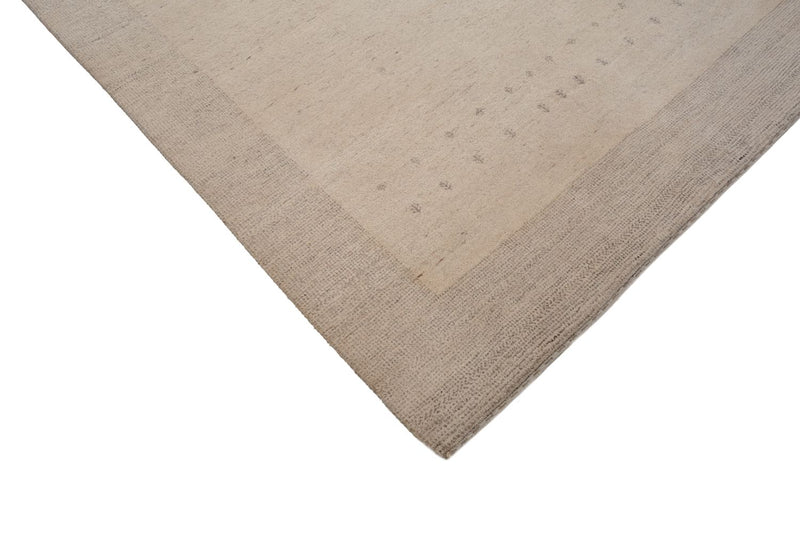 Gabbeh Teppich - Loribaft Indus - 201 x 146 cm - hellgrau