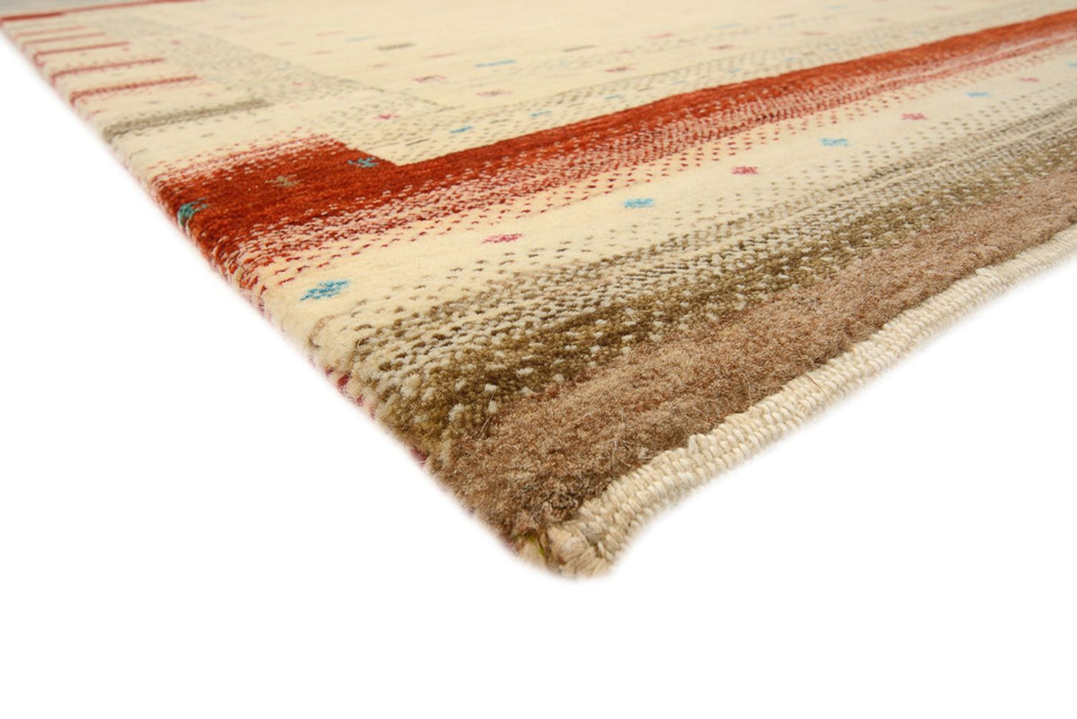 Gabbeh Teppich - Loribaft Indus - 152 x 106 cm - hellbeige