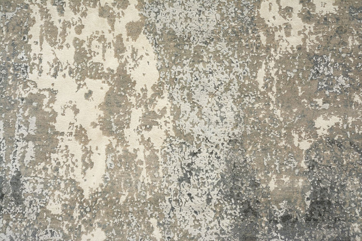 Designer Teppich - 366 x 274 cm - dunkelbeige