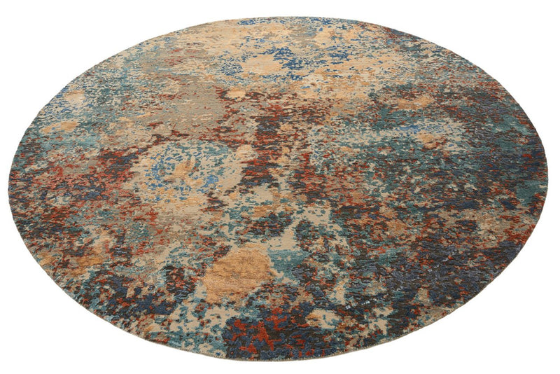 Designer Teppich - 241 x 239 cm - mehrfarbig