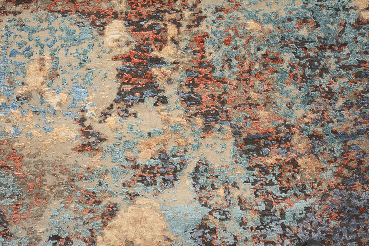 Designer Teppich - 241 x 239 cm - mehrfarbig