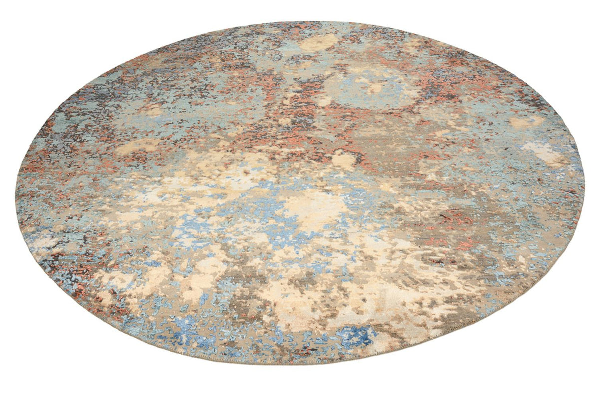 Designer Teppich - 241 x 239 cm - mehrfarbig