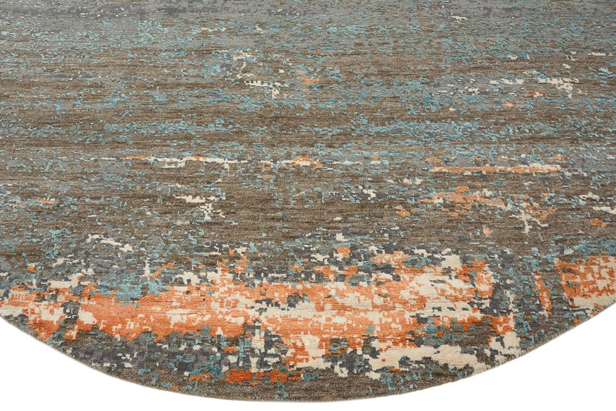 Designer Teppich - 242 x 240 cm - mehrfarbig