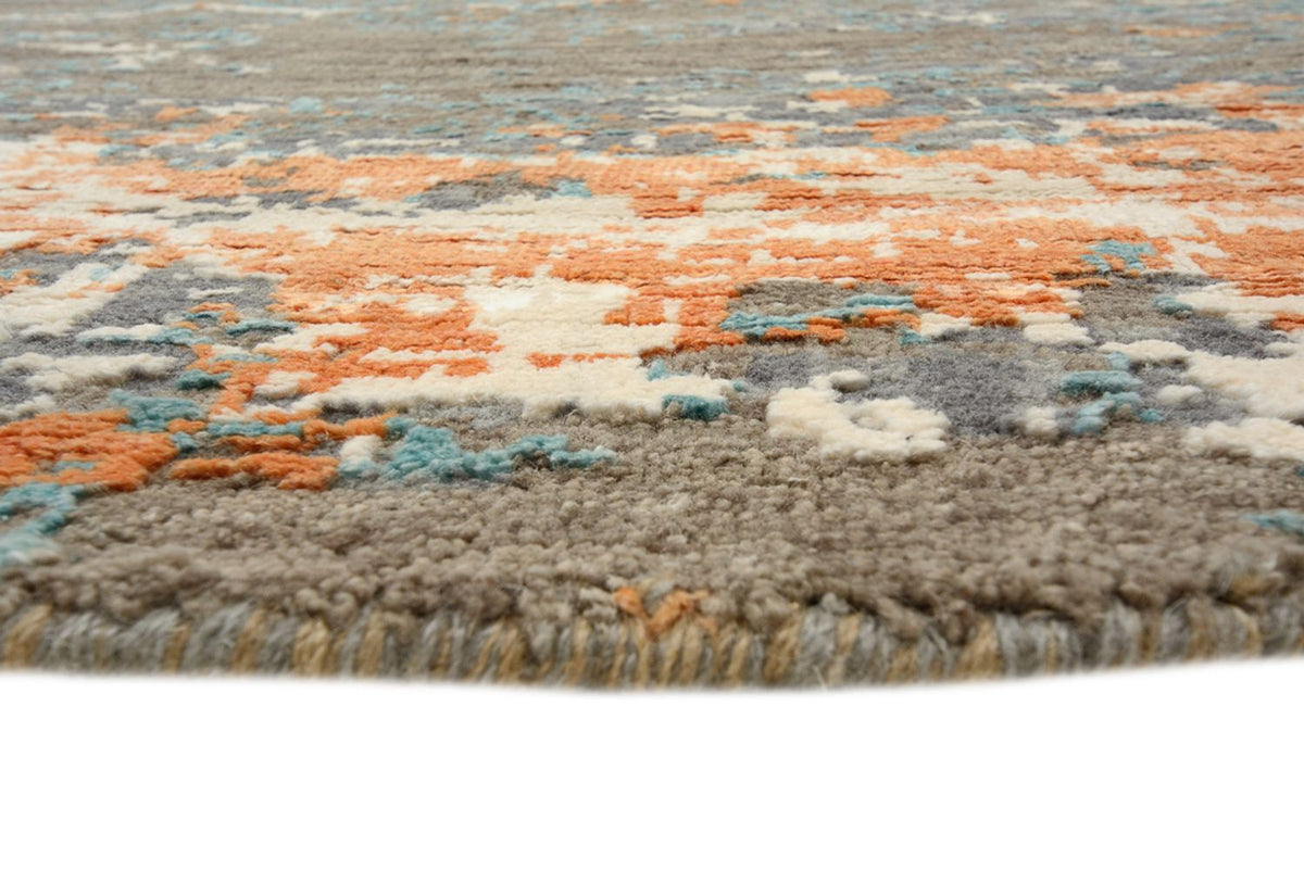 Designer Teppich - 242 x 240 cm - mehrfarbig