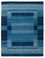 Gabbeh Teppich - Loribaft Indus - 232 x 177 cm - seeblau