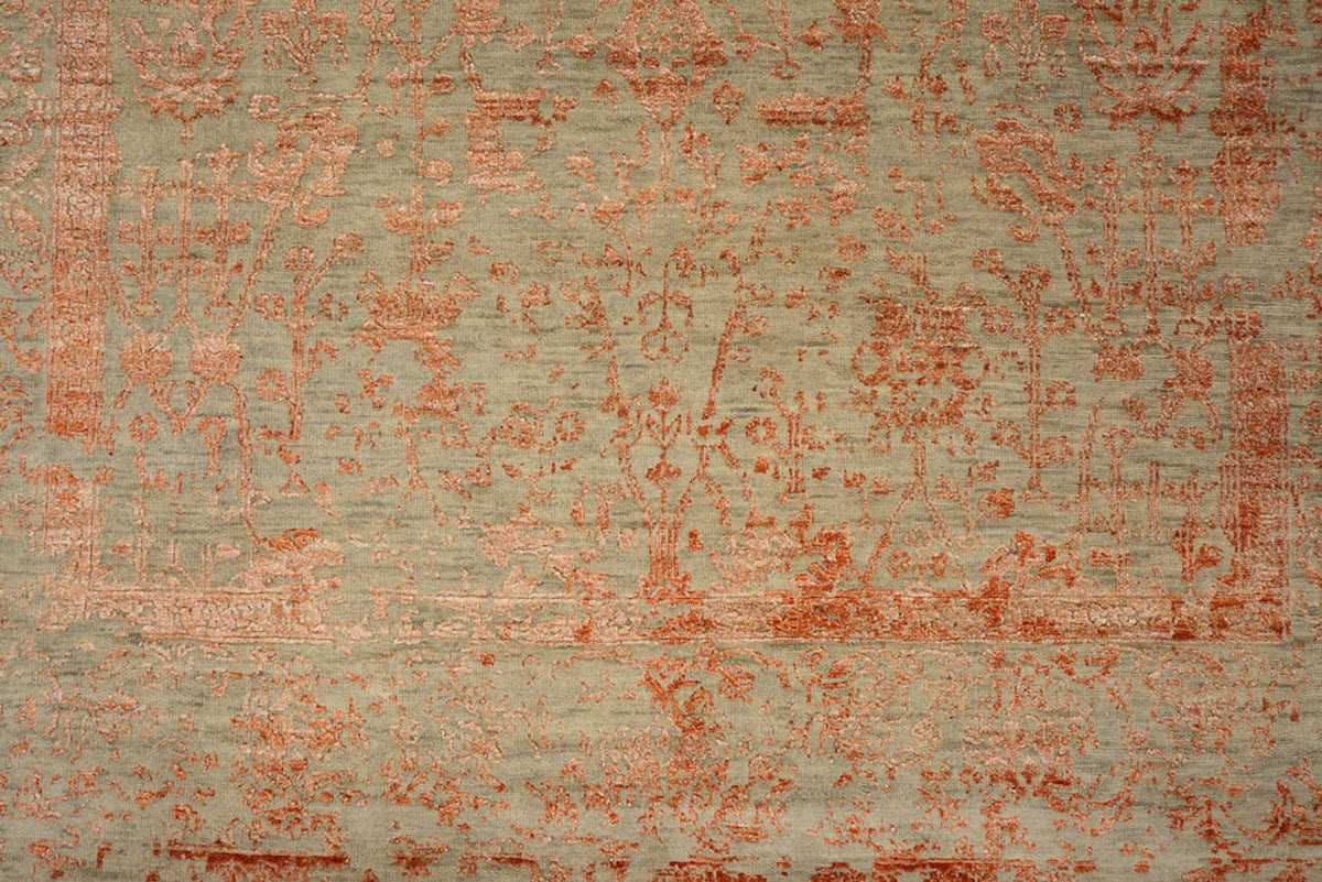 Designer Teppich - 231 x 175 cm - rost