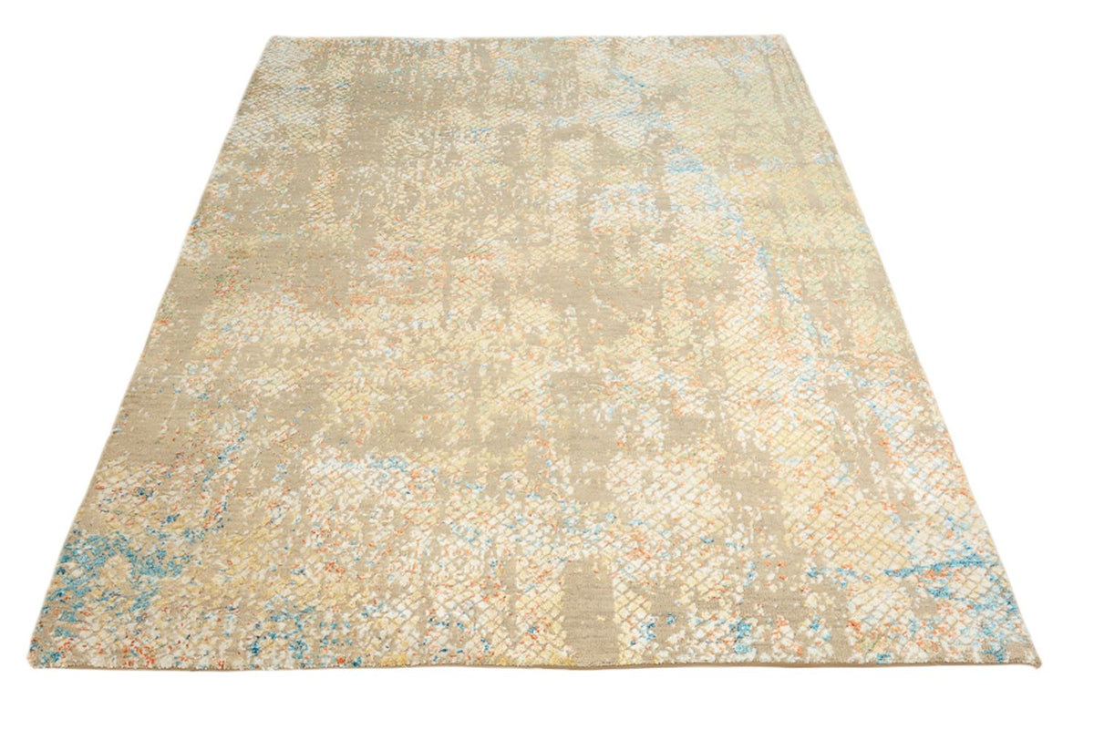 Designer Teppich - 203 x 146 cm - camel