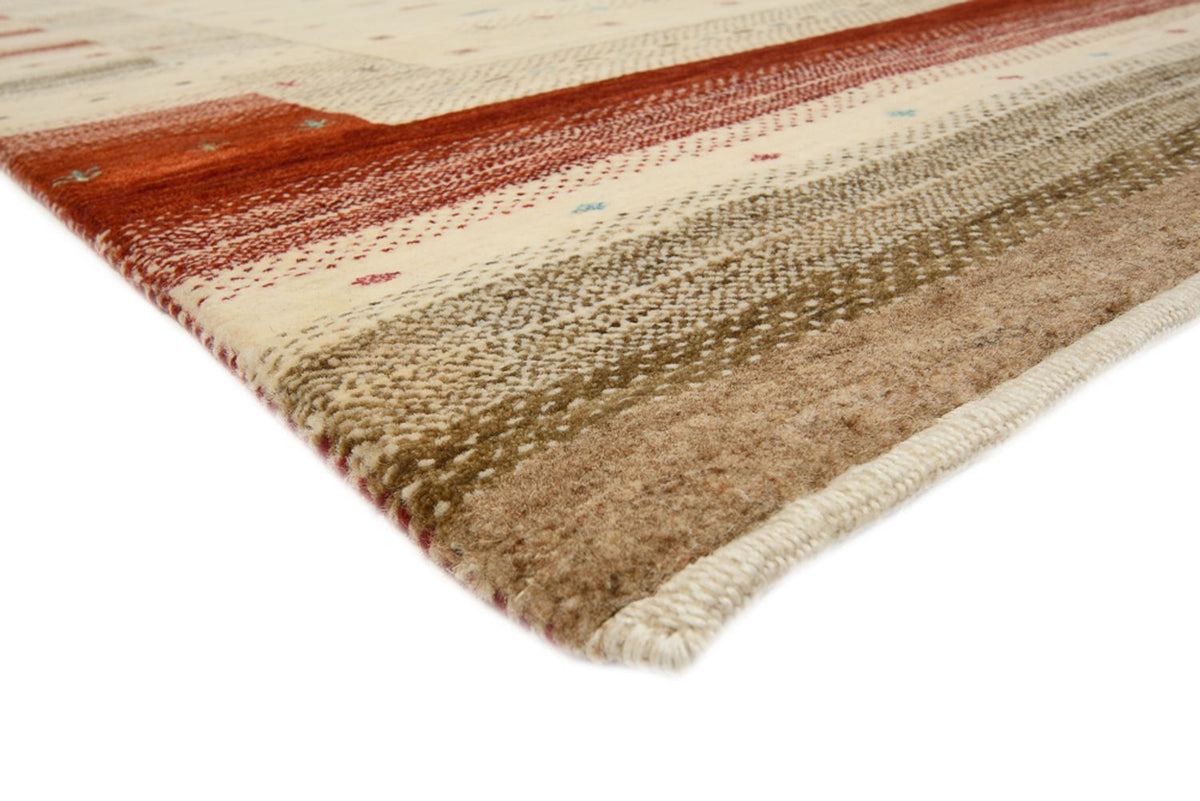 Gabbeh Teppich - Loribaft Indus - 239 x 169 cm - hellbeige