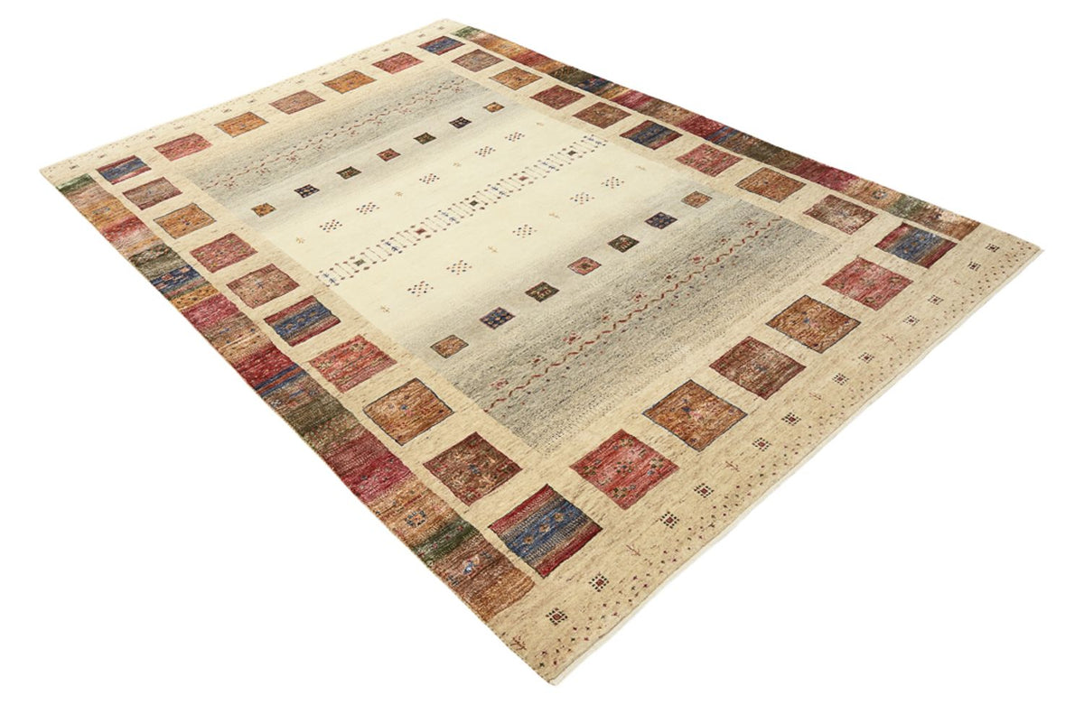 Gabbeh Teppich - Loribaft Indus - 244 x 172 cm - mehrfarbig