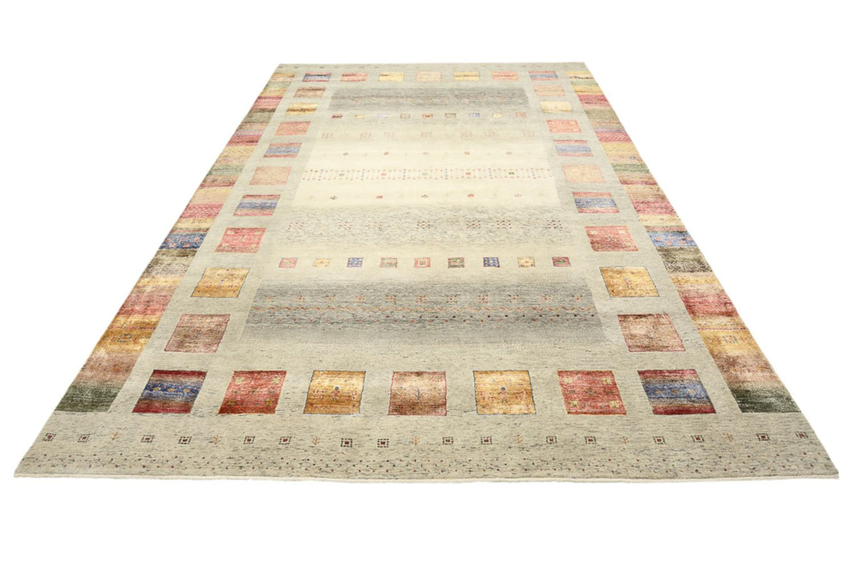 Gabbeh Teppich - Loribaft Indus - 348 x 250 cm - mehrfarbig