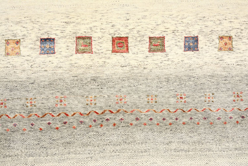 Gabbeh Teppich - Loribaft Indus - 341 x 248 cm - mehrfarbig