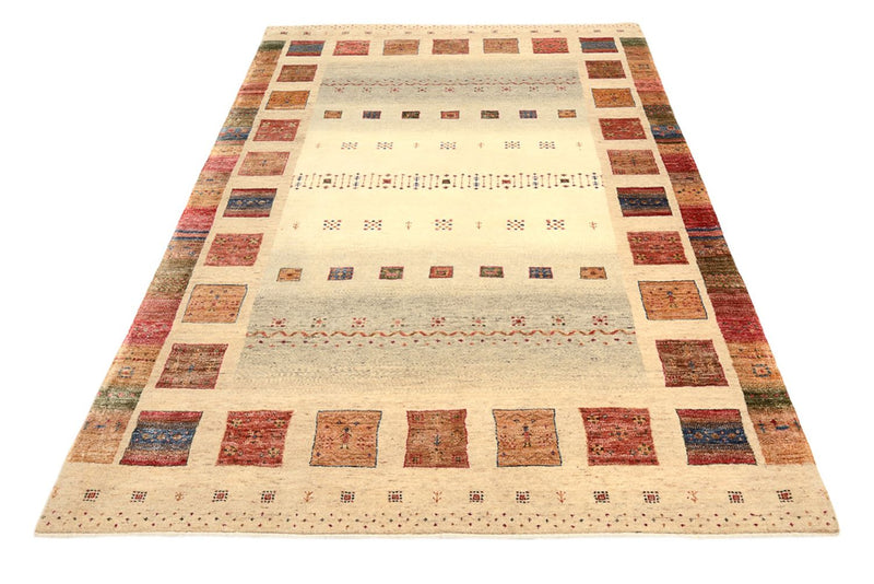 Gabbeh Teppich - Loribaft Indus - 241 x 164 cm - mehrfarbig