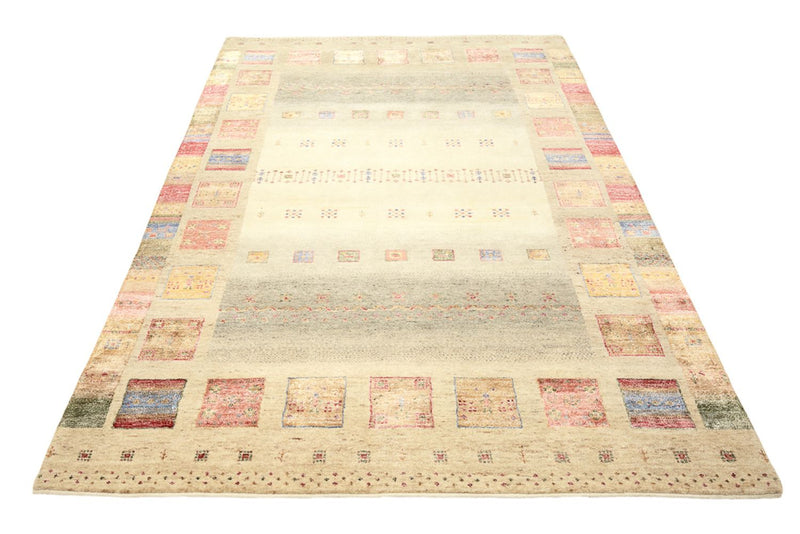 Gabbeh Teppich - Loribaft Indus - 241 x 164 cm - mehrfarbig