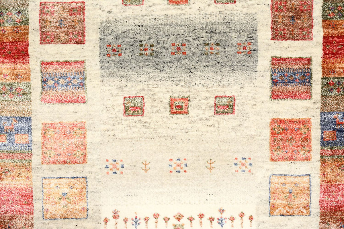 Läufer Gabbeh - Loribaft Indus - 247 x 82 cm - mehrfarbig