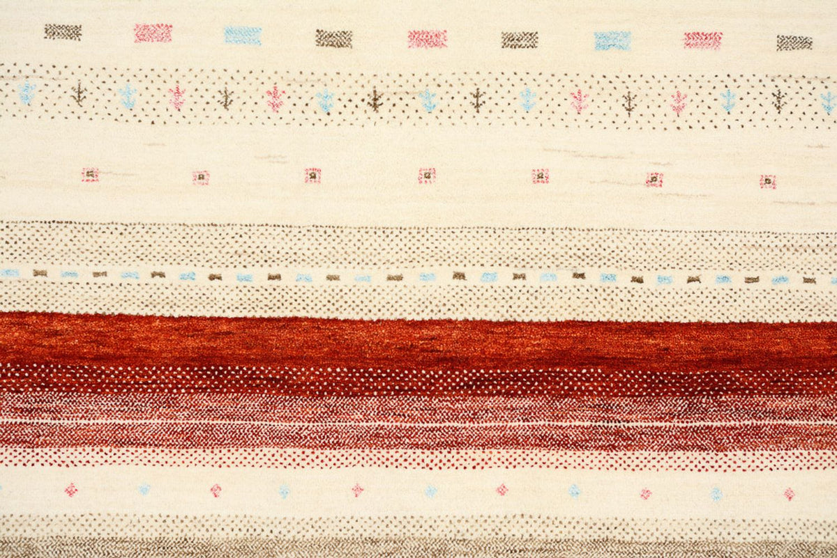 Gabbeh Teppich - Loribaft Indus - 240 x 175 cm - hellbeige