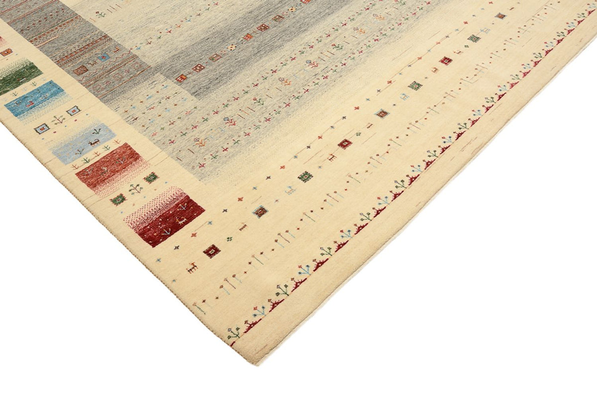 Gabbeh Teppich - Loribaft Indus - 339 x 248 cm - mehrfarbig