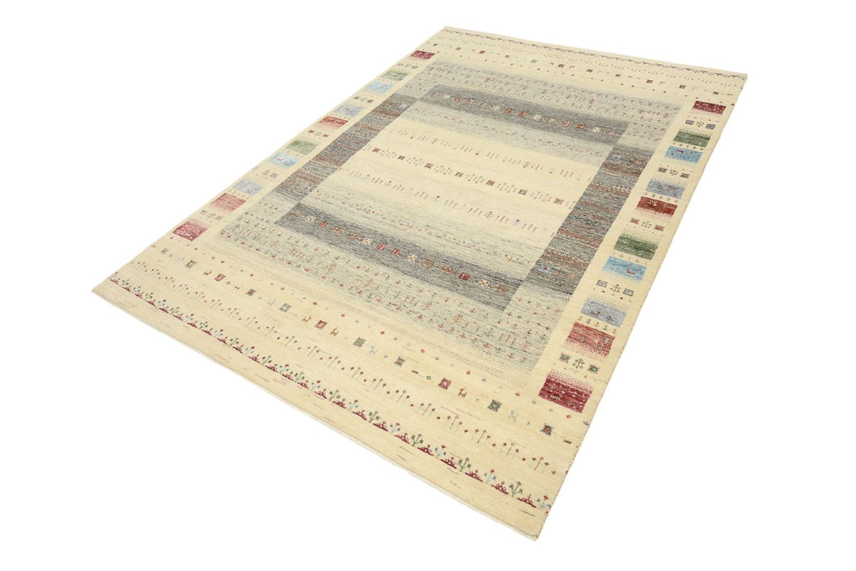 Gabbeh Teppich - Loribaft Indus - 243 x 171 cm - mehrfarbig