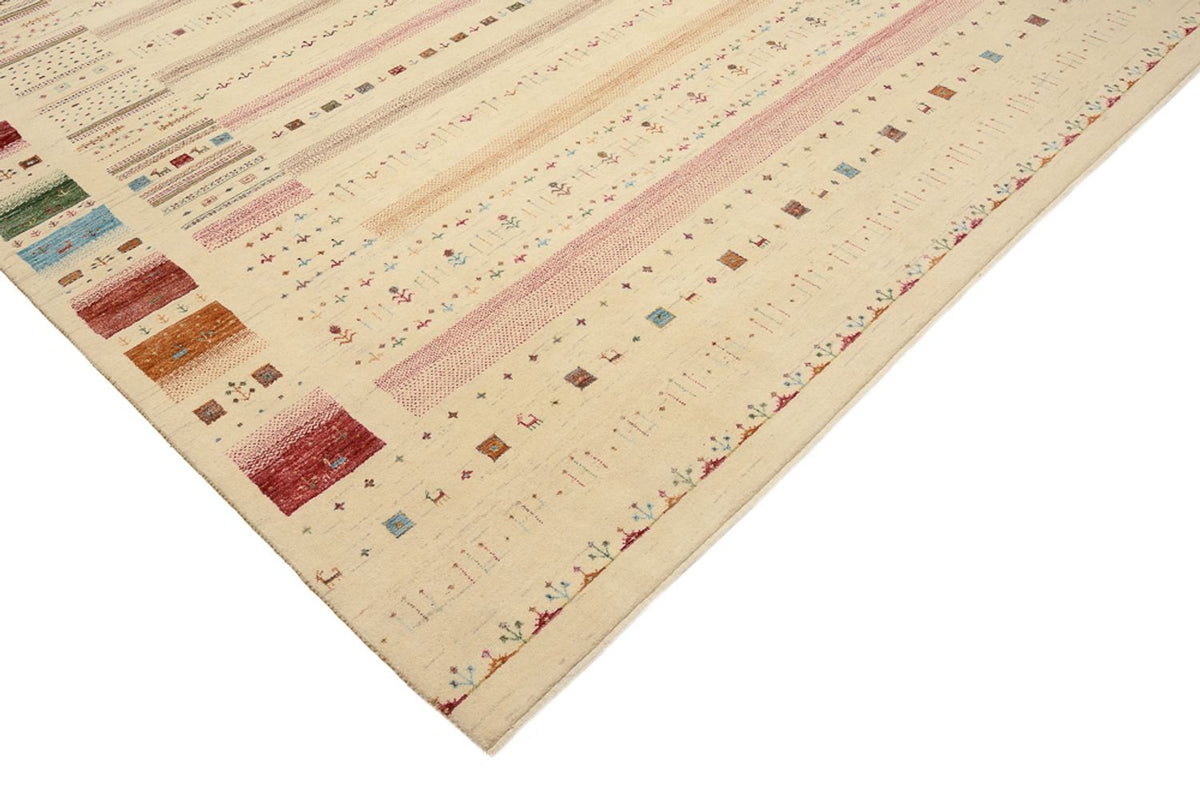 Gabbeh Teppich - Loribaft Indus - 335 x 248 cm - mehrfarbig