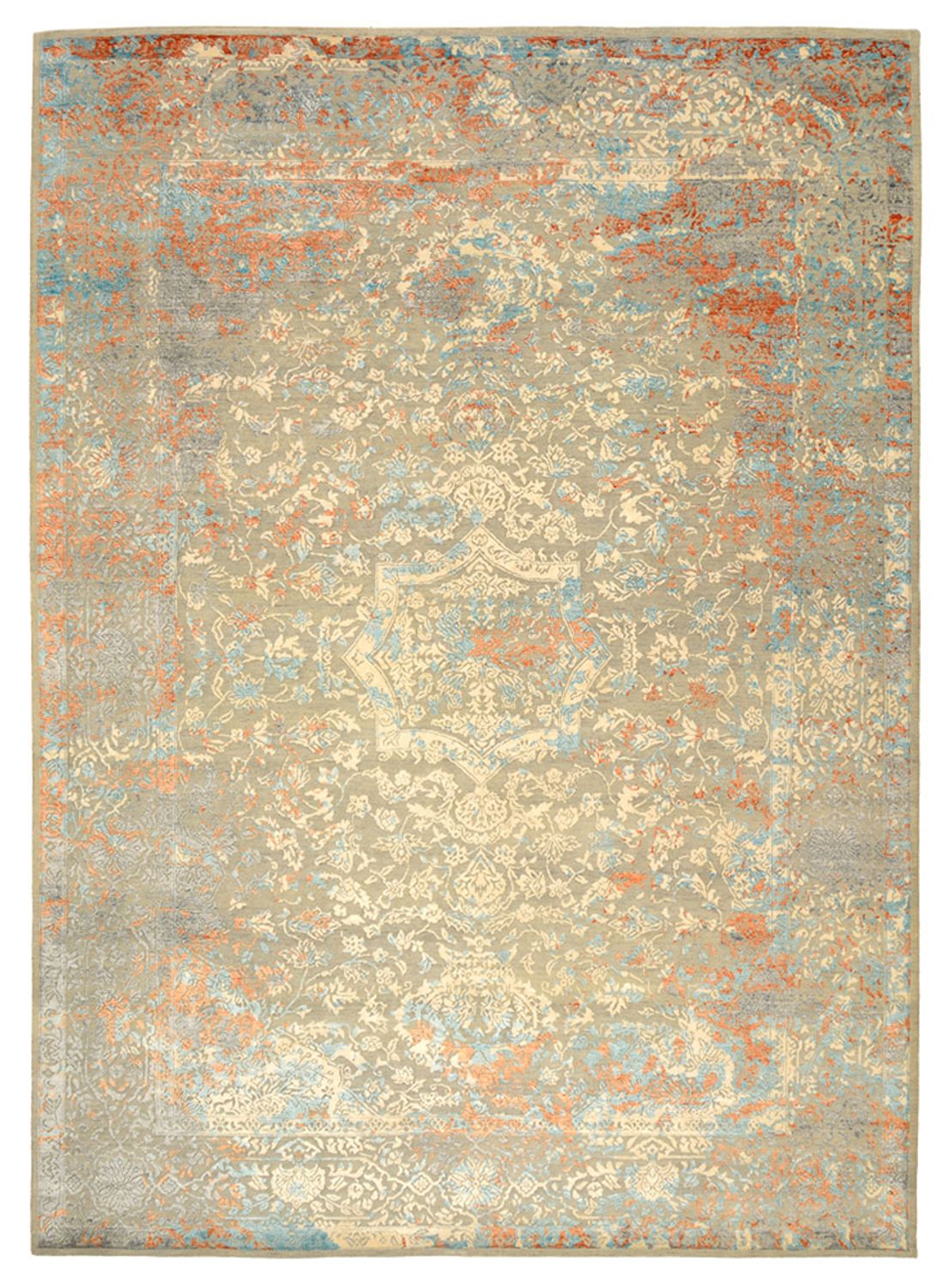 Designer Teppich - 339 x 245 cm - mehrfarbig