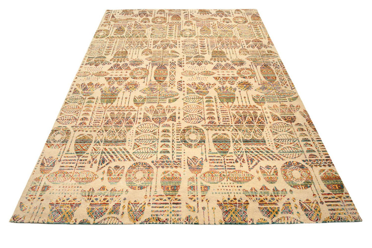 Designer Teppich - 366 x 271 cm - dunkelbeige