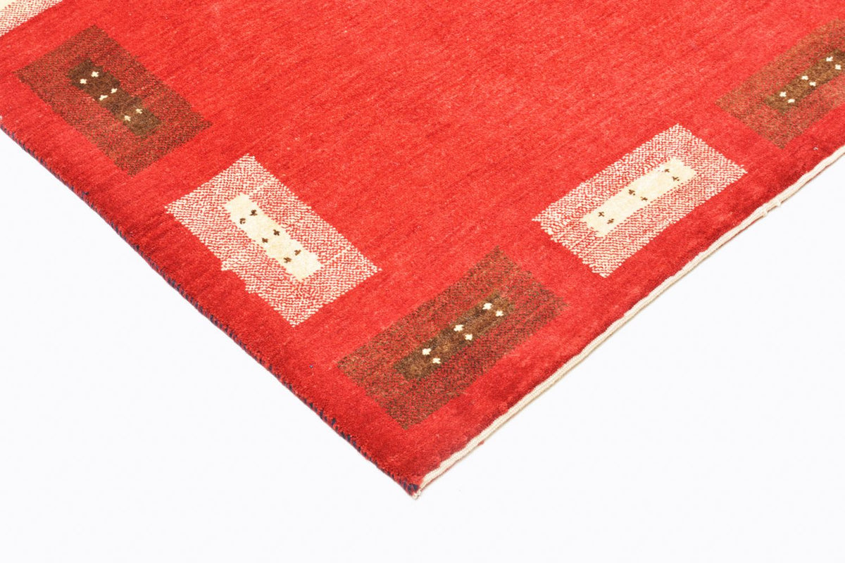 Gabbeh Teppich - Loribaft Perser 166 x 104 cm - rot