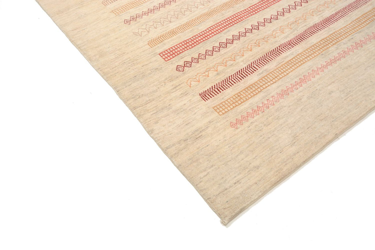 Gabbeh Teppich - Loribaft Perser 301 x 205 cm - sand