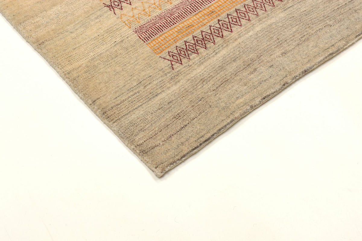 Gabbeh Teppich - Loribaft Perser 206 x 128 cm - sand