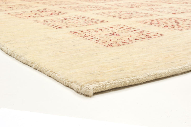 Gabbeh Teppich - Loribaft Perser 211 x 141 cm - beige