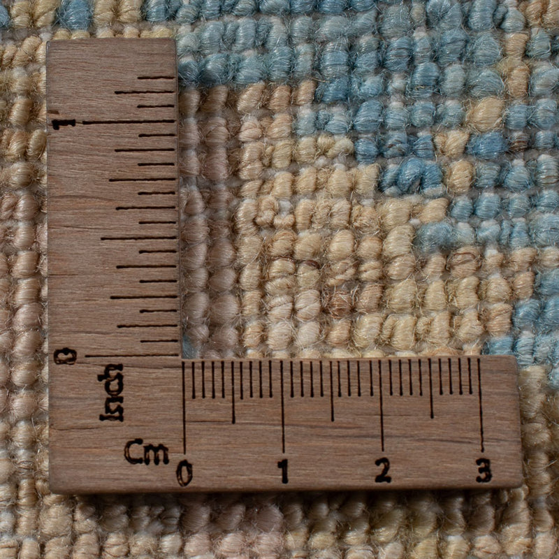 Ziegler Teppich - 348 x 252 cm - seeblau