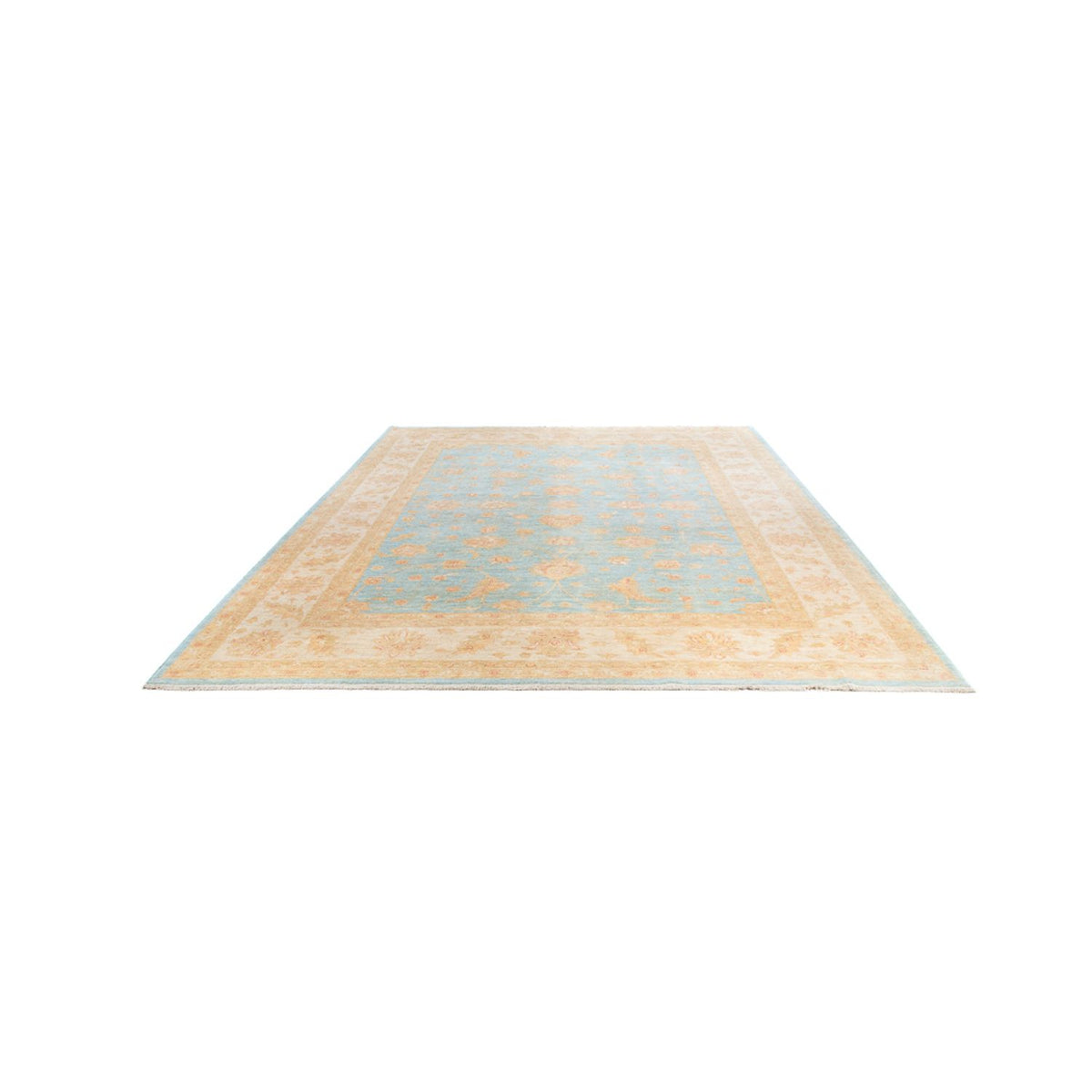 Ziegler Teppich - 342 x 257 cm - hellblau