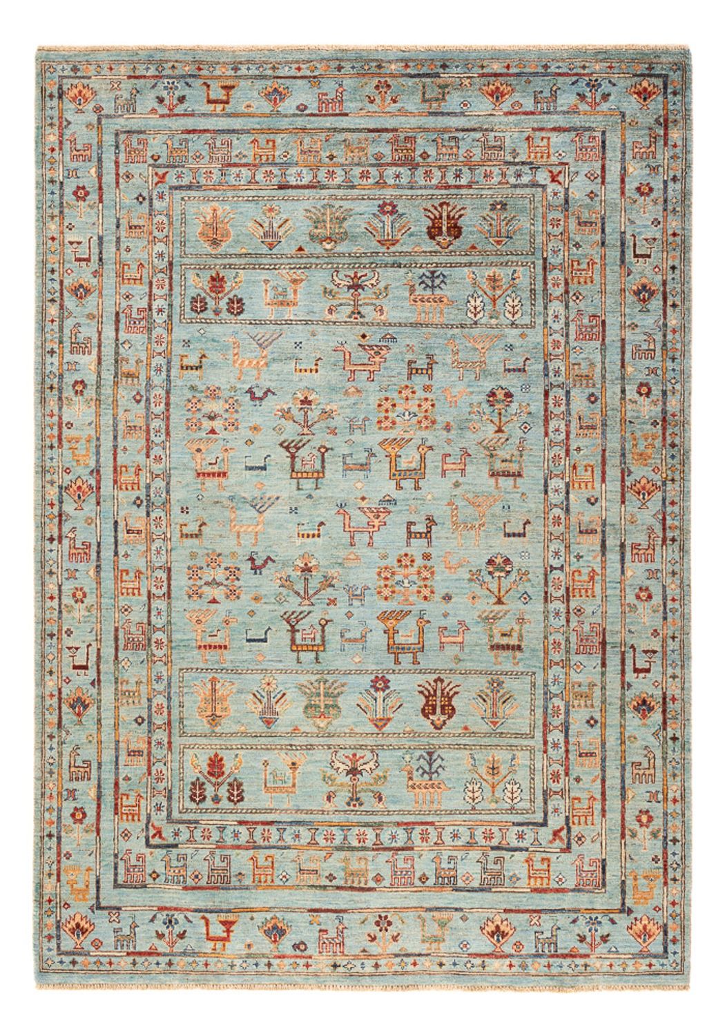 Ziegler Teppich - Ariana - 208 x 148 cm - hellblau